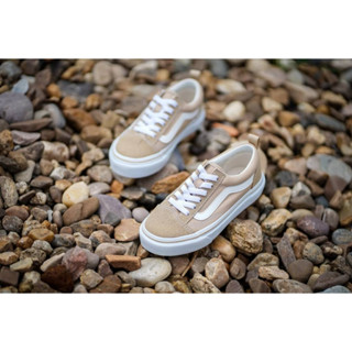 [ของแท้ ส่งฟรี จากไทย] รองเท้าเด็ก VANS KIDS OLD SKOOL BIEGE