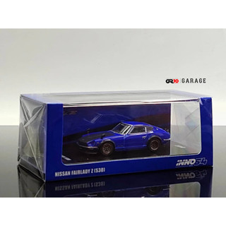 NISSAN FAIRLADY Z (S30) Blue with carbon Hood 1:64 (INNO64)