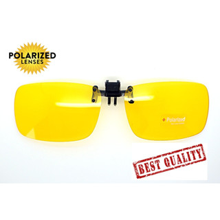 คลิบเลนส์สีเหลือง  Polarized Night Vision สำหรับกลางคืน  no.578(แบบเปิด-ปิด)