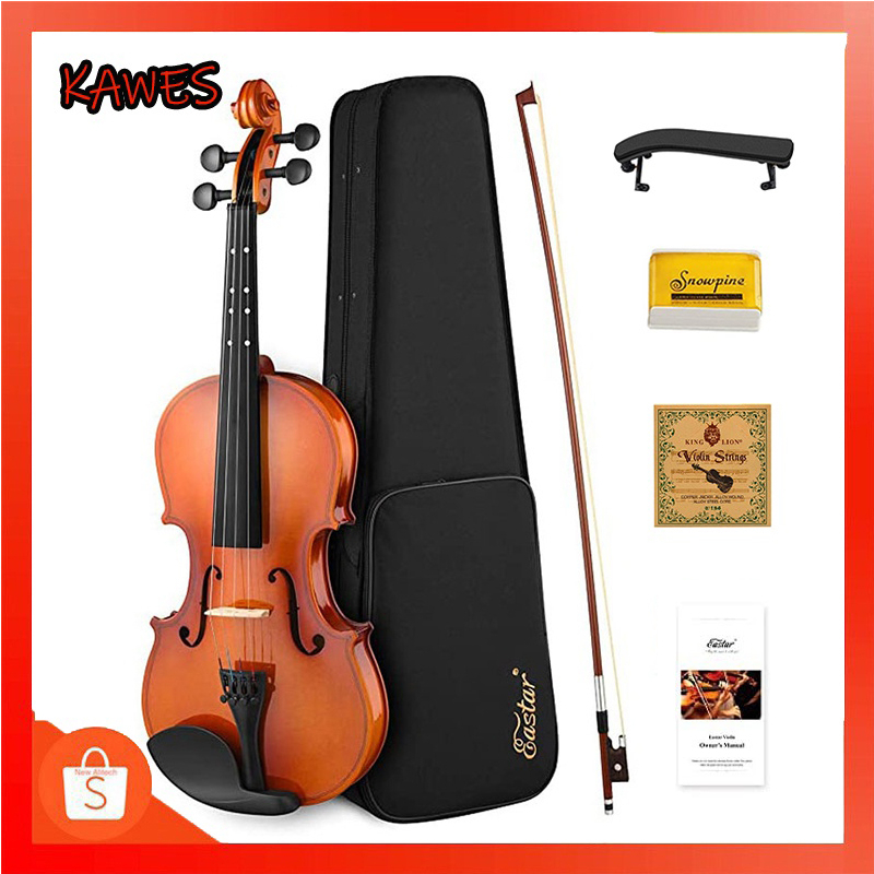 ไวโอลิน Violin Wood ไวโอลีน ไวโอลินไม้ คุณภาพสูง พรีเมี่ยม อุปกรณ์ครบ ...