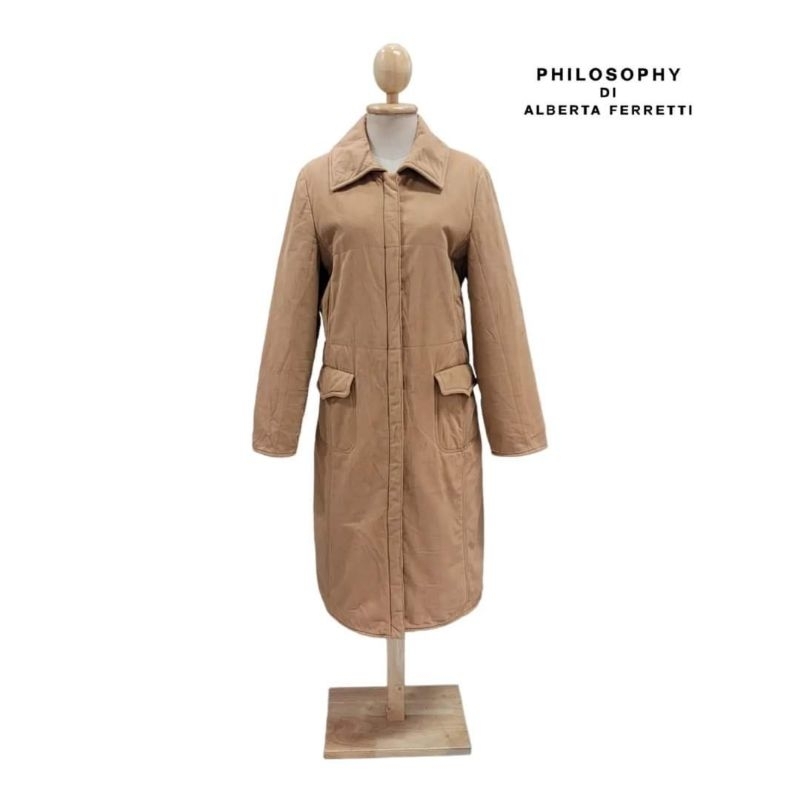 Philosophy Di Alberta Ferretti coat Faux Suede Coat