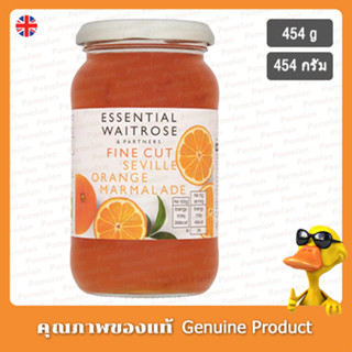 เวทโทรสเอสเซนเชี่ยลแยมส้มมาร์มาเลดออเร้นจ์ไฟน์คัท 454กรัม - Waitrose Essential Fine Cut Seville Orange Marmalade 454g.