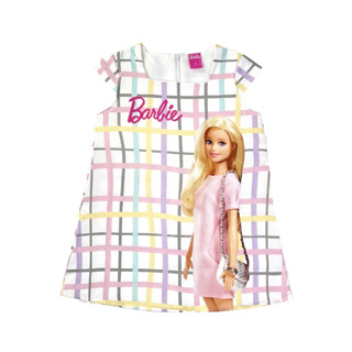 BARBIE : ESXZ1016 เดรสเด็กผู้หญิง ลิขสิทธิ์แท้