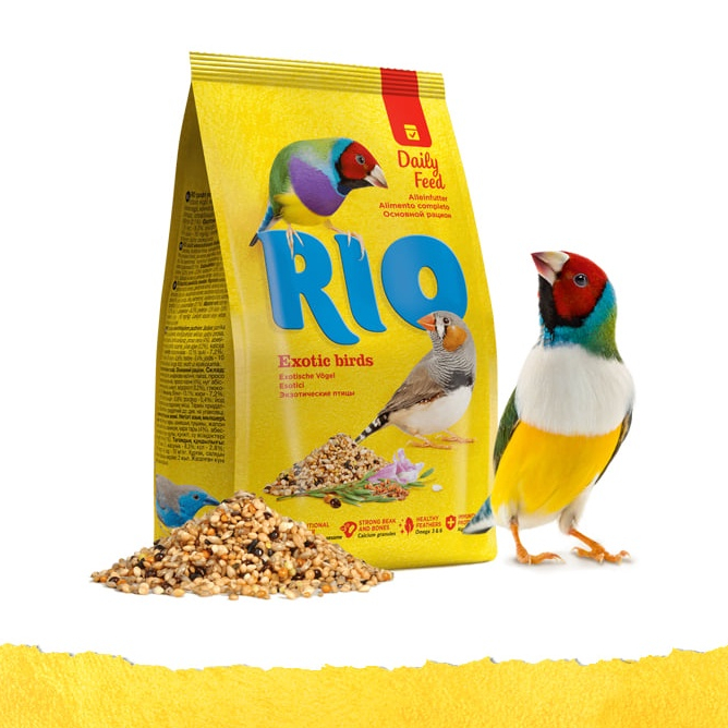 Rio Finches อาหารนกฟินซ์ ซีบร้า กระจอกชวา มีส่วนผสมของธัญพืชนานาชนิด (แพ็คเก็จ 500G / 1KG ) - รูปที่ 2