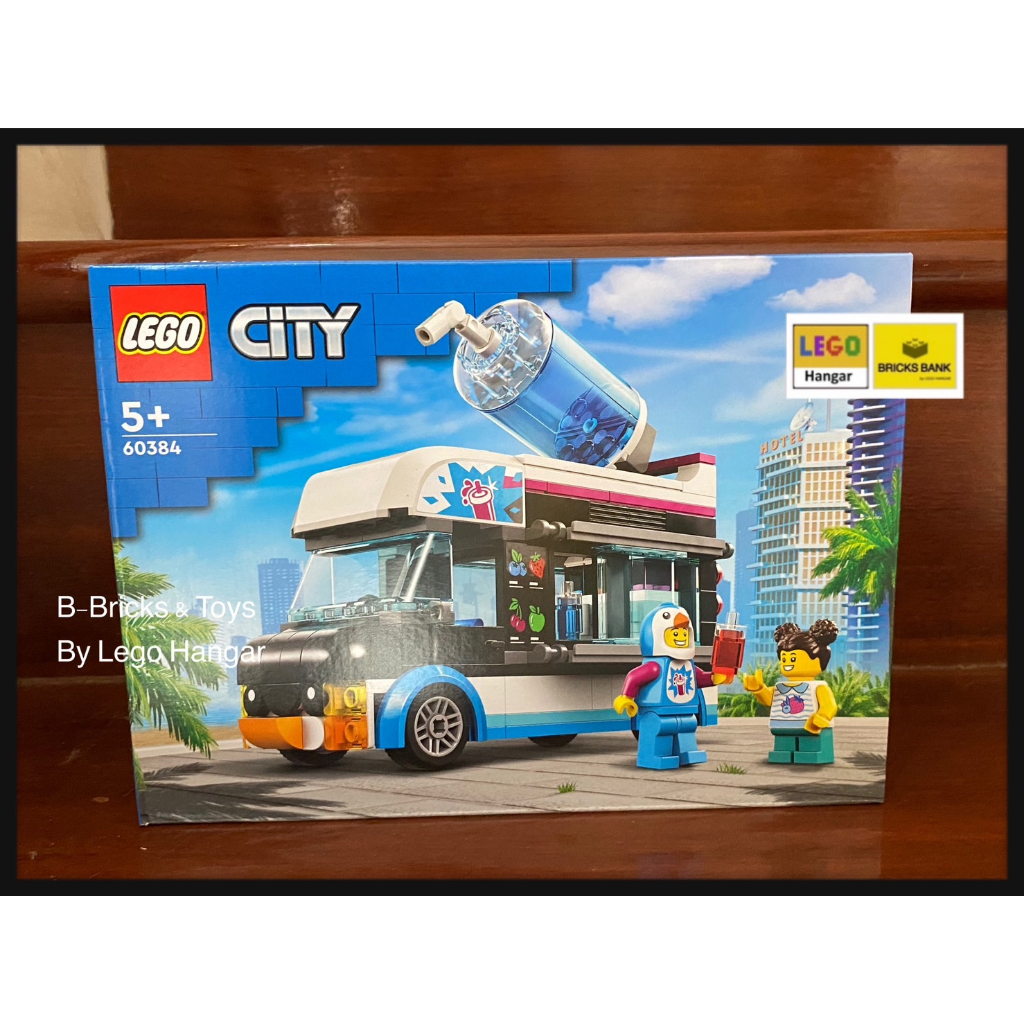 สินค้าพร้อมส่ง Lego 60384 Penguin Slushy Van