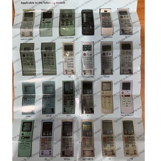 รีโมทแอร์ รวม Mitsubishi electric Mitsubishi heavy duty ใช้แทนได้มากมายหลายรุ่น