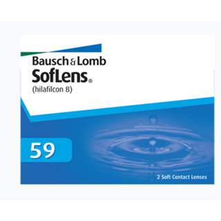 Bausch &amp; lomb soft lens คอนแทคเลนส์ใส รายเดือน แบ่งขาย ค่าสายตา -3.50