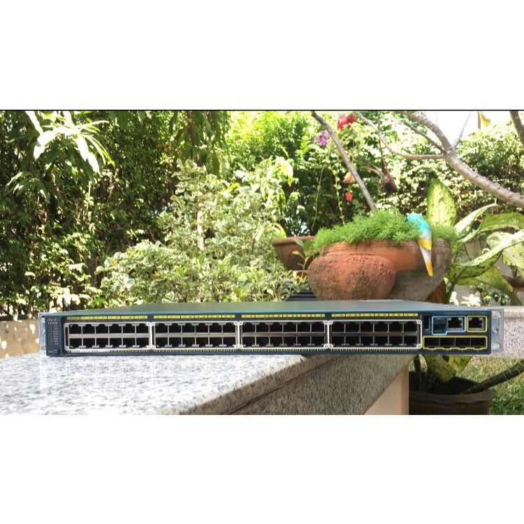 Switch Cisco Catalyst C2960S-48FPS-L (มือสองสภาพดี) PoE