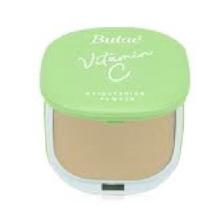 Butae Vitamin C Brightening Powder 11g บูเต้ วิตามินซี ไบรท์เทนนิ่ง พาวเดอร์ แป้ง ตลับเขียว ไม่ลอก ไม่เป็นขุย