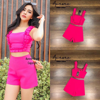 ชุดเซ็ตขาสั้นงานป้าย size xs มือ2🎀🛍️🎈