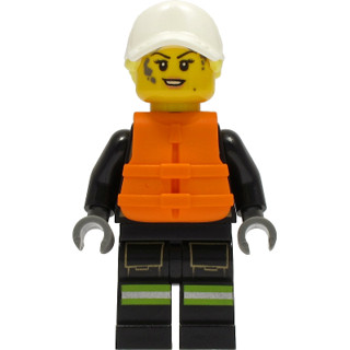 [ Minifigures ] มินิฟิก Lego - Fire Female : City Fire (cty1309) ราคา/ชิ้น