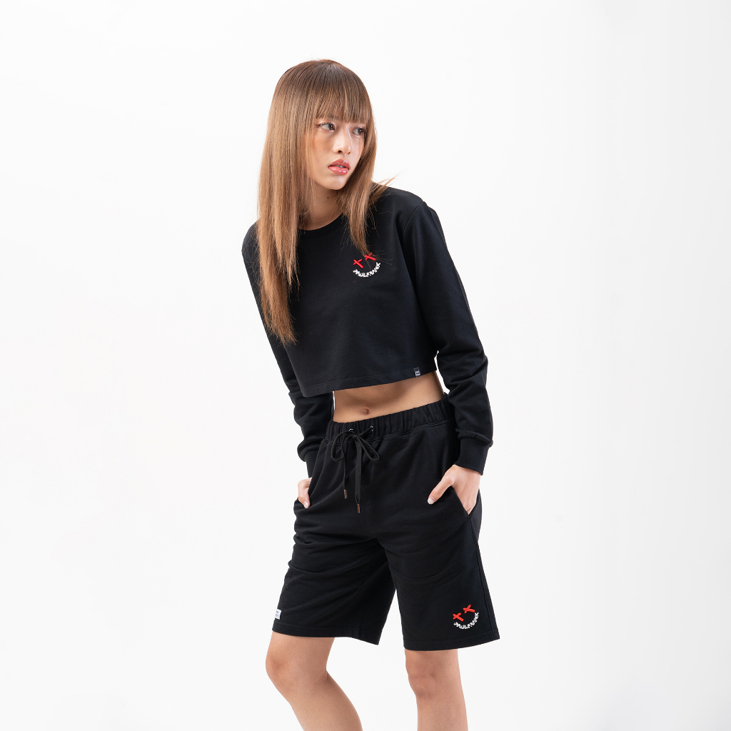 PAUL FRANK เสื้อครอปแขนยาว WOMENS PULLOVER CROP FRANK FRANK