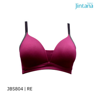 Jintana เสื้อชั้นใน Sport Bra (ไม่เสริมโครง) รุ่น Confidence รหัส JBS804 สีแดง