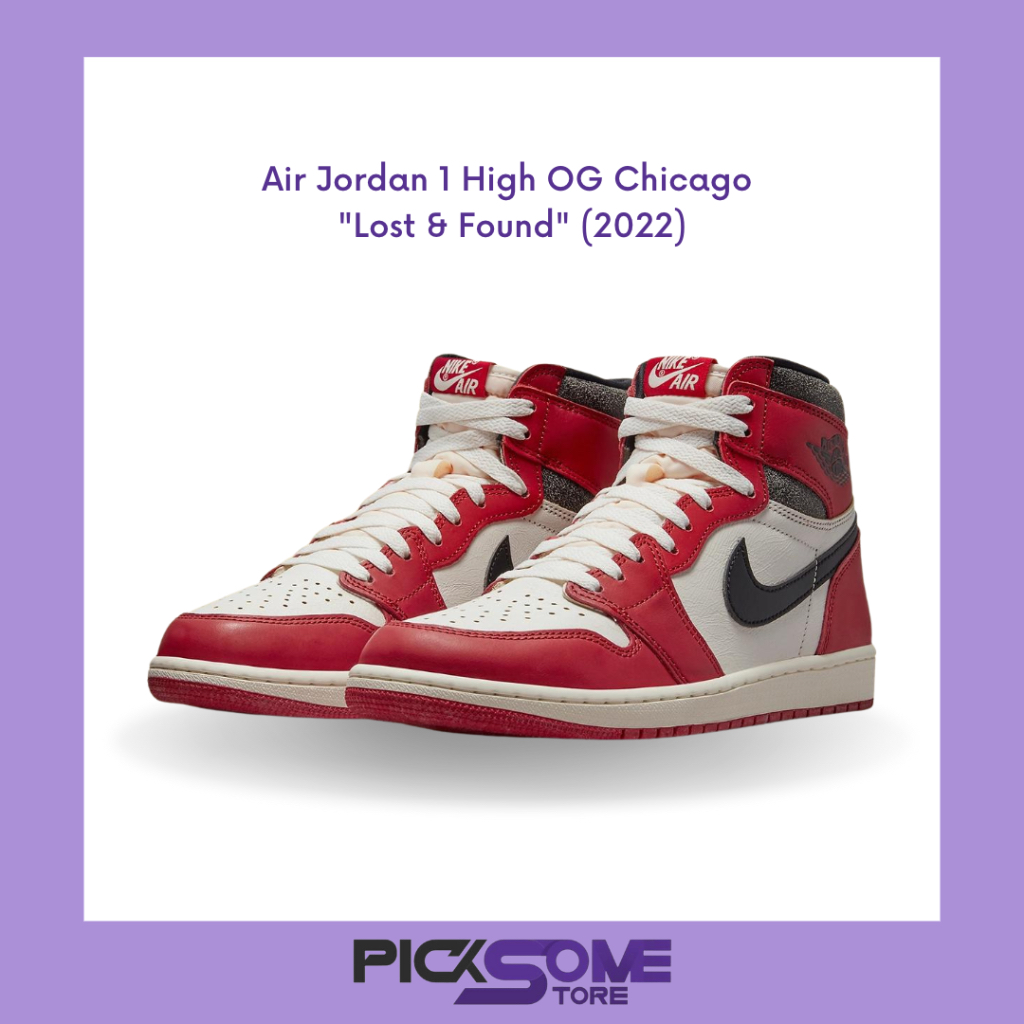 รองเท้า NIKE Air Jordan 1 High OG Chicago "Lost & Found" (2022)