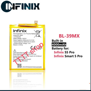 แบตเตอรี่ Infinix S5 Pro X660 BL-39MX 4000mAh รับประกัน 3 เดือน