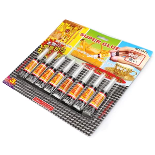 กาวร้อนหลอดเล็ก ขนาด3g.แพ็ค 8 หลอด กาวตราช้าง กาวอเนกประสงค์ T37(288)13A115