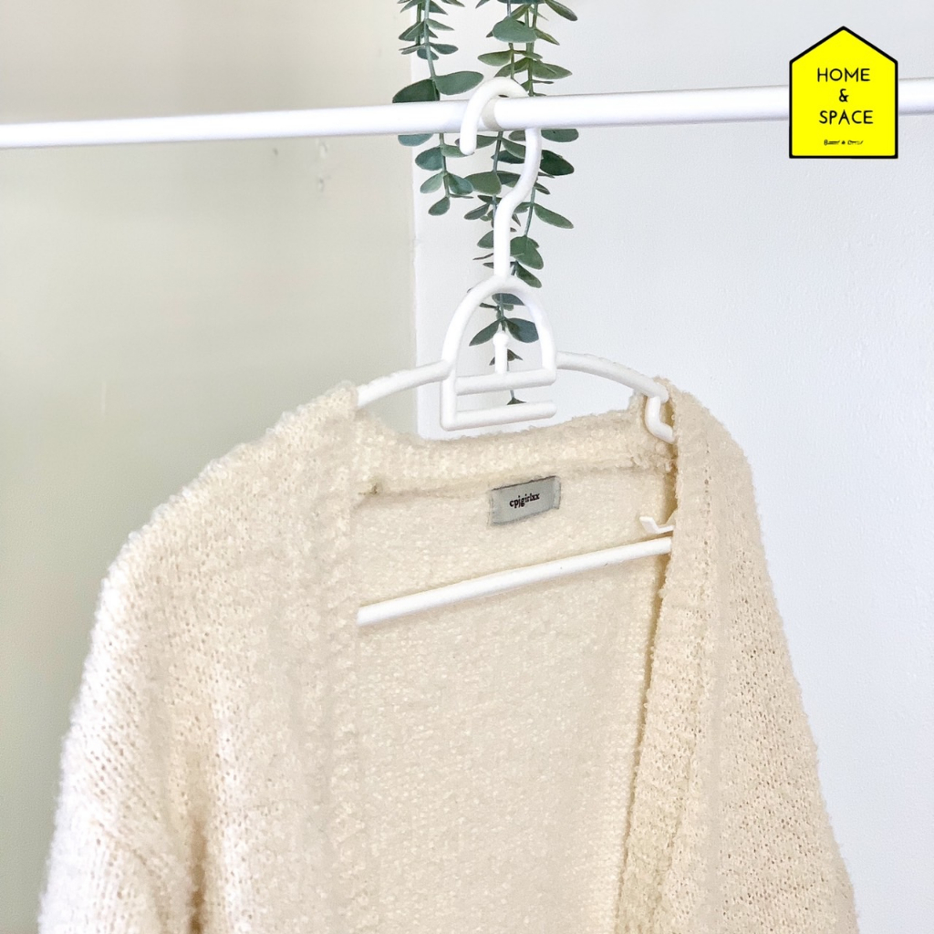 ไม้แขวนเสื้อ ไม้แขวนผ้า 1 แพ็ค 6 ชิ้น รุ่น HG-666 (คละสี) ราคา ถูกที่สุด ดีลบีเคเค แกลเลอรีภาพที่ 5