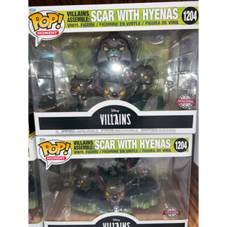 Funko Disney Villain Scar with Hyenas ของแท้ มือหนึ่ง 100%