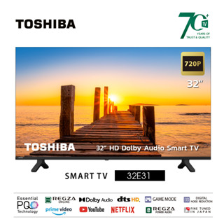 Toshiba TV ทีวี 32 นิ้ว HD Smart TV Wifi รุ่น 32E31KP Dolby Audio 2022 img 0