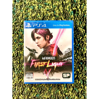 แผ่นเกม ps4 มือสอง / inFamous First Light / zone all