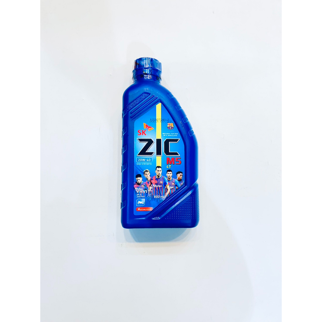 น้ำมัน 4T (ZIC) M5 20W-40 (0.8L) (รหัส : 88064314107150)