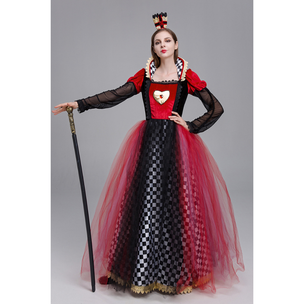 อลังการมากcp101 ชุดราชินีไพ่ ชุดอิเรซเบธ ชุดราชินีโพแดงอลังการมาก แห่งอลิซอินวันเดอร์แลนด์