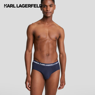 KARL LAGERFELD - LOGO BRIEFS 3-PACK 211M2103 กางเกงชั้นในชาย