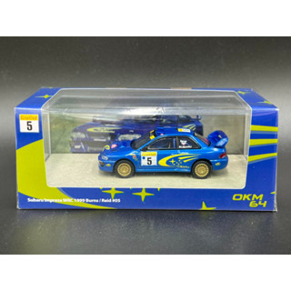 OKM Subare 1:64 Limited​ 500 pcs Subaru Impreza WRC 1999 Richard Burns/Reid #05。