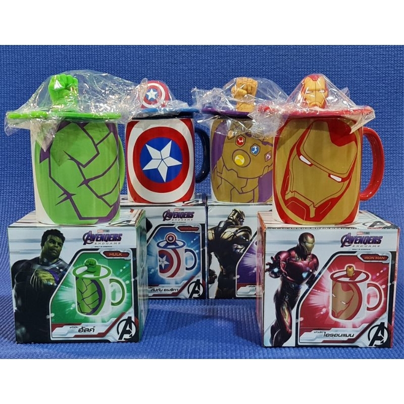 ชุดแก้วAvengers 4 ใบ