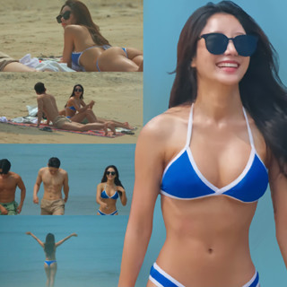 [ 2 ชุด ลดเหลือ 109 บาท ] 👙🏝 ชุดว่ายน้ำ บิกินี่ ที่ AHN YEWON ใส่ในรายการ Singles Inferno 🏝💗 Bikini บีกินี่ ทูพีซ ทูพีช