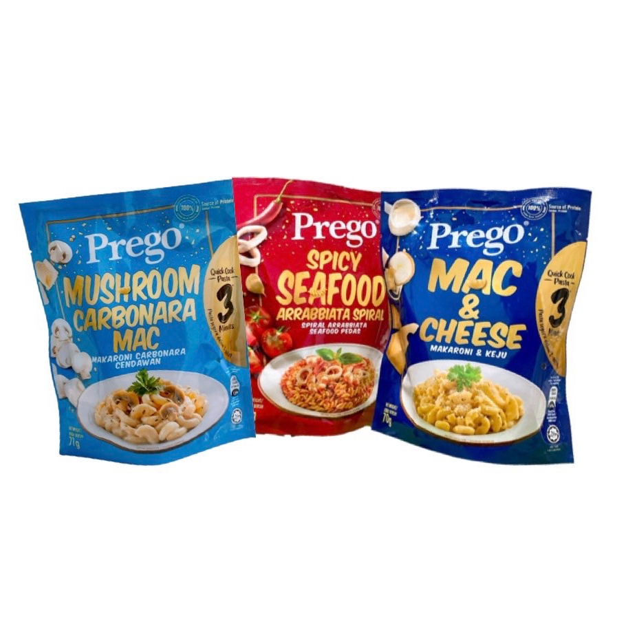 Prego พาสต้า กึ่งสำเร็จรูป พรีโก้