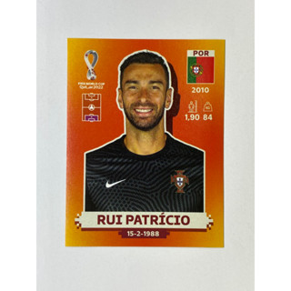 สติ๊กเกอร์สะสม Rui Patricio ฟุตบอลโลก Worldcup 2022 Portugal ของสะสมทีมฟุตบอล โปรตุเกส