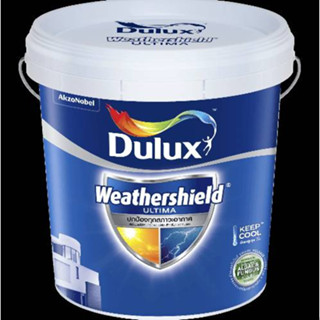 ICI Dulux Weathershield Ultima ไอซีไอ ดูลักซ์ เวเธอร์ชิลด์ กึ่งเงา ถัง 5 แกลลอน เฉดสี