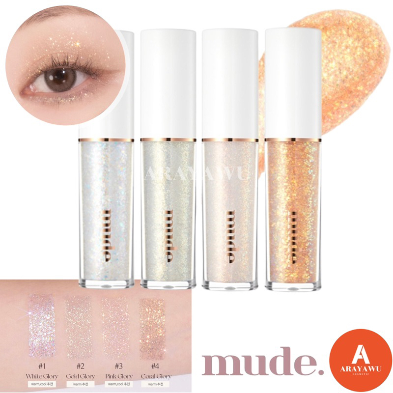 ( ฉลากไทย/พร้อมส่ง) MUDE DREAMY GLITTER 4.5g กลิตเตอร์