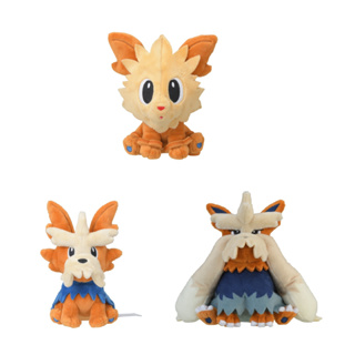 [ส่งตรงจากญี่ปุ่น] ตุ๊กตาโปเกม่อน Lillipup Herdier Stoutland Pocket Monster