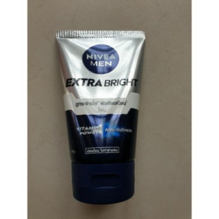 Nivea MEN Extra Bright Foam 100 g. นีเวีย เมน โฟมล้างหน้า เอ็กตร้าไบร์ท 100 กรัม