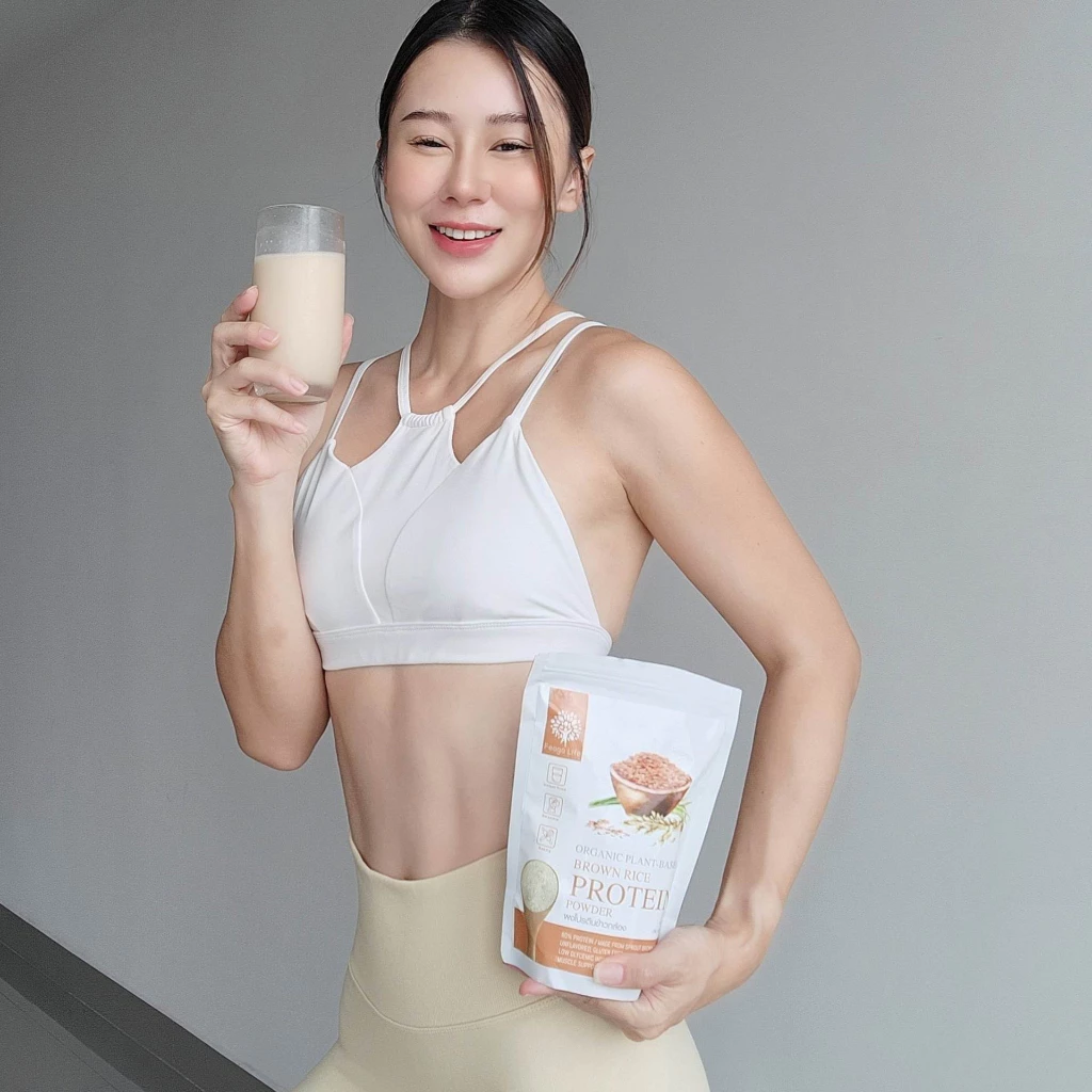 Feaga Life ผงโปรตีนข้าวกล้องออร์แกนิค Plant-Based 270g thumbnail 4