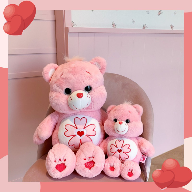[พร้อมส่ง ] Care bears Cherry blossom bear ตุ๊กตาแคร์แบร์