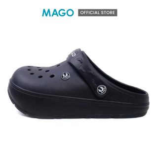 MAGO FOOTWEAR " BAMBO " (สีดำ) รองเท้าสุขภาพชาย / หญิง