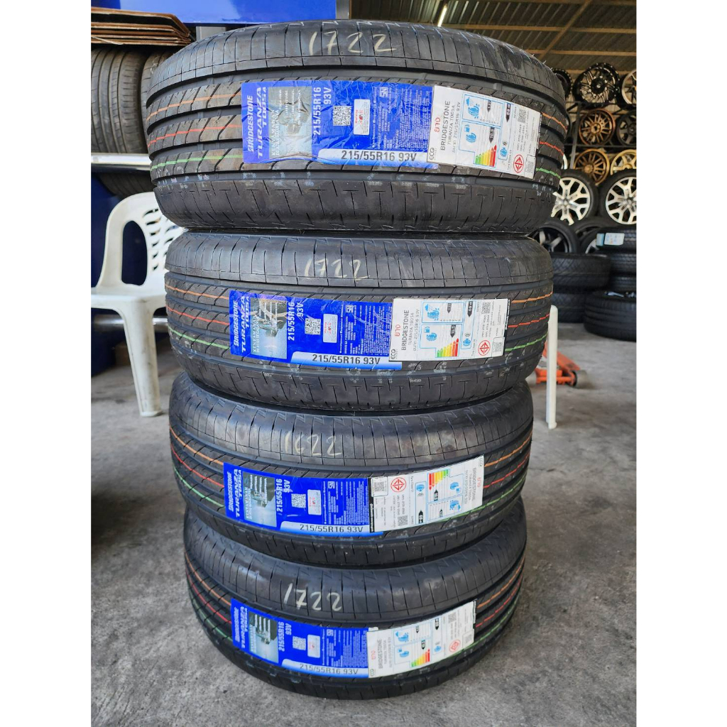 🔴 ยาง "#บริดจสโตน" Bridgestone ยางใหม่ ปี 22 - รุ่น T005A 215/55R16