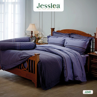 Jessica Cotton Mix J241 ชุดเครื่องนอน ผ้าปูที่นอน ผ้าห่มนวม เจสสิก้า พิมพ์ลายได้อย่างประณีตสวยงาม