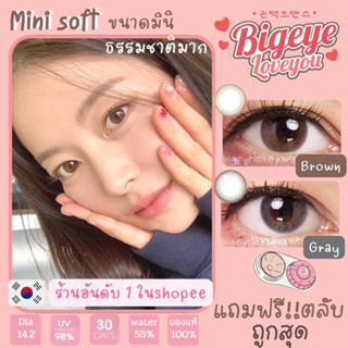 คอนแทคเลนส์ Mini Soff Brown / Gray (Kitty Kawaii) ขนาดมินิ 💖