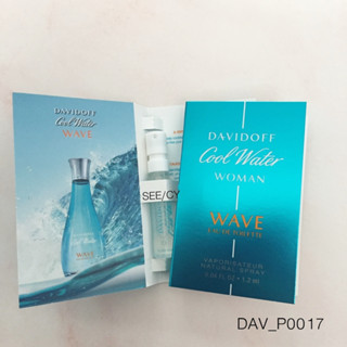 น้ำหอม Davidoff Cool Water Wave Women EDT 1.2 ml (หัวสเปรย์)