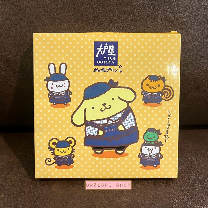 จานเมลามีน Pompompurin x Ootoya Japan ของพรีเมี่ยมจากร้าน Ootoya ที่ญี่ปุ่น ของใหม่ สะสมอย่างเดียว