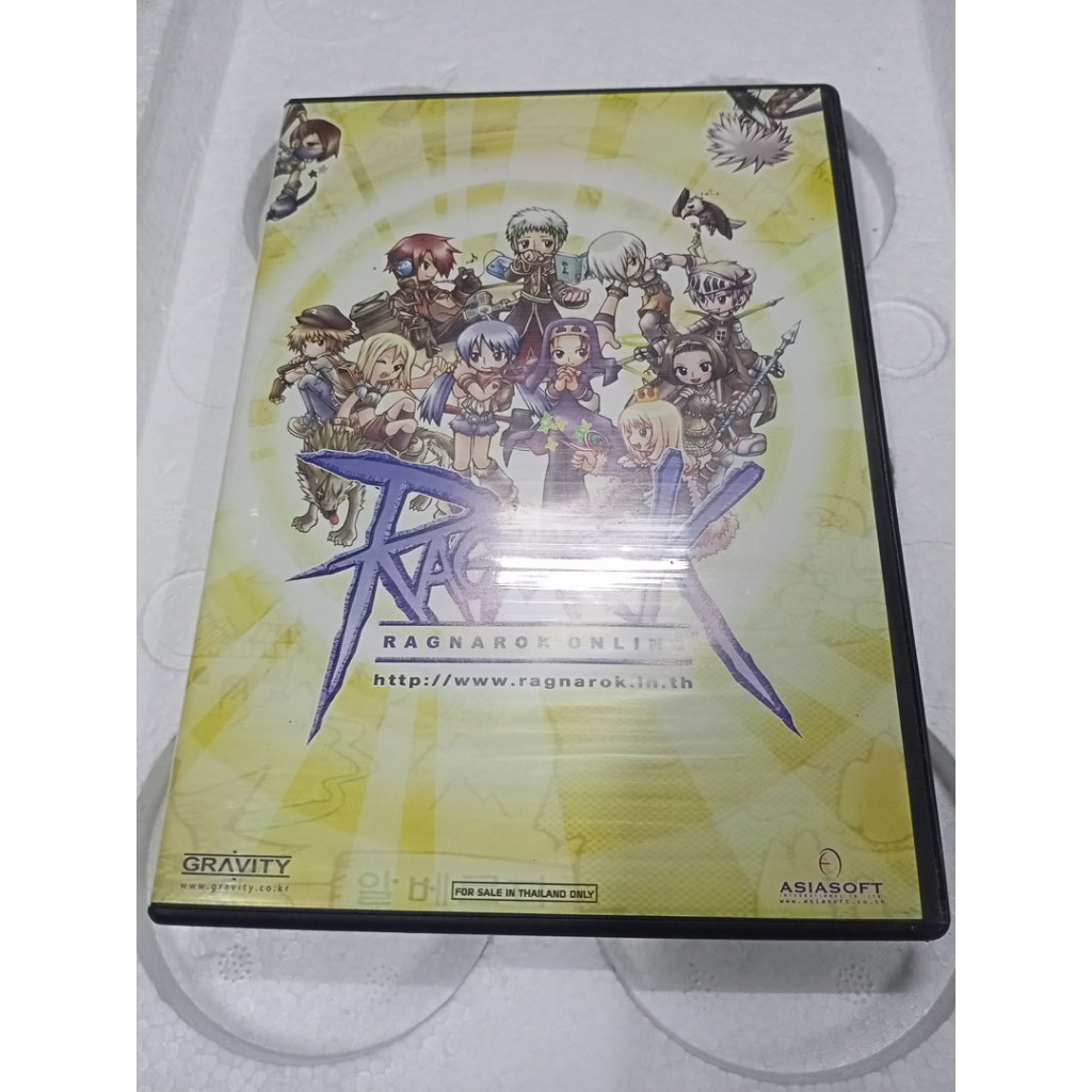 RAGNAROK ONLINE CD GAME CLOSE BETA ยุคเริ่มต้น ของสะสม windows98 + card 1 ใบ [มือ2]