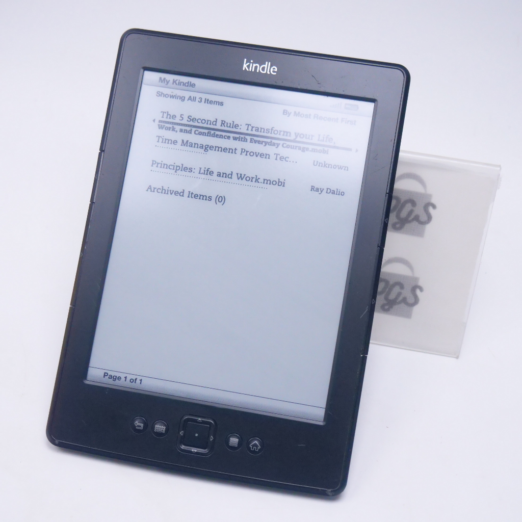 e ink reader kindle model d01100 มือสอง ใช้งานได้ปกติ 261023