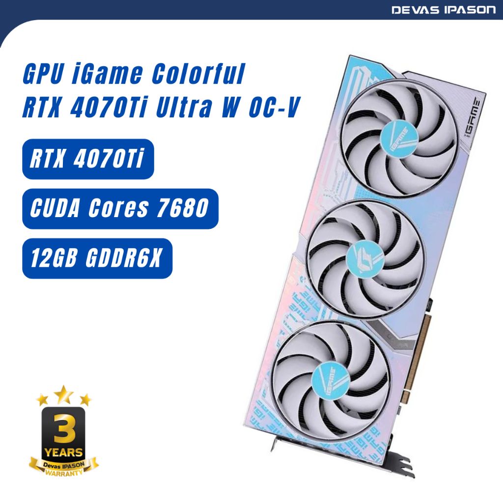 COLORFUL GPU (การ์ดจอ) iGame Geforce RTX 4070 Ti Ultra W OC-V