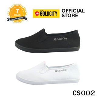 GOLDCITY รองเท้าผ้าใบ รุ่น CS002 รองเท้าสลิปออน SLIP-ON  แฟชั่น เหมาะสำหรับทุกเพศทุกวัย (279)