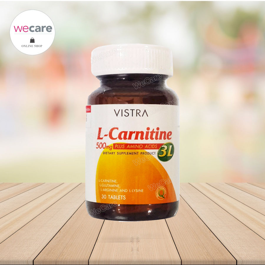 vistra l-carnitine 500mg plus 3L L-Carnitine วิสตร้า แอล คาร์นิทีน