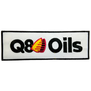 ตัวรีดติดเสื้อ Q8 Oils อาร์มรีด อาร์มปัก ตกแต่งเสื้อผ้า หมวก กระเป๋า แจ๊คเก็ตยีนส์ Hipster Embroidered Iron On Sew on